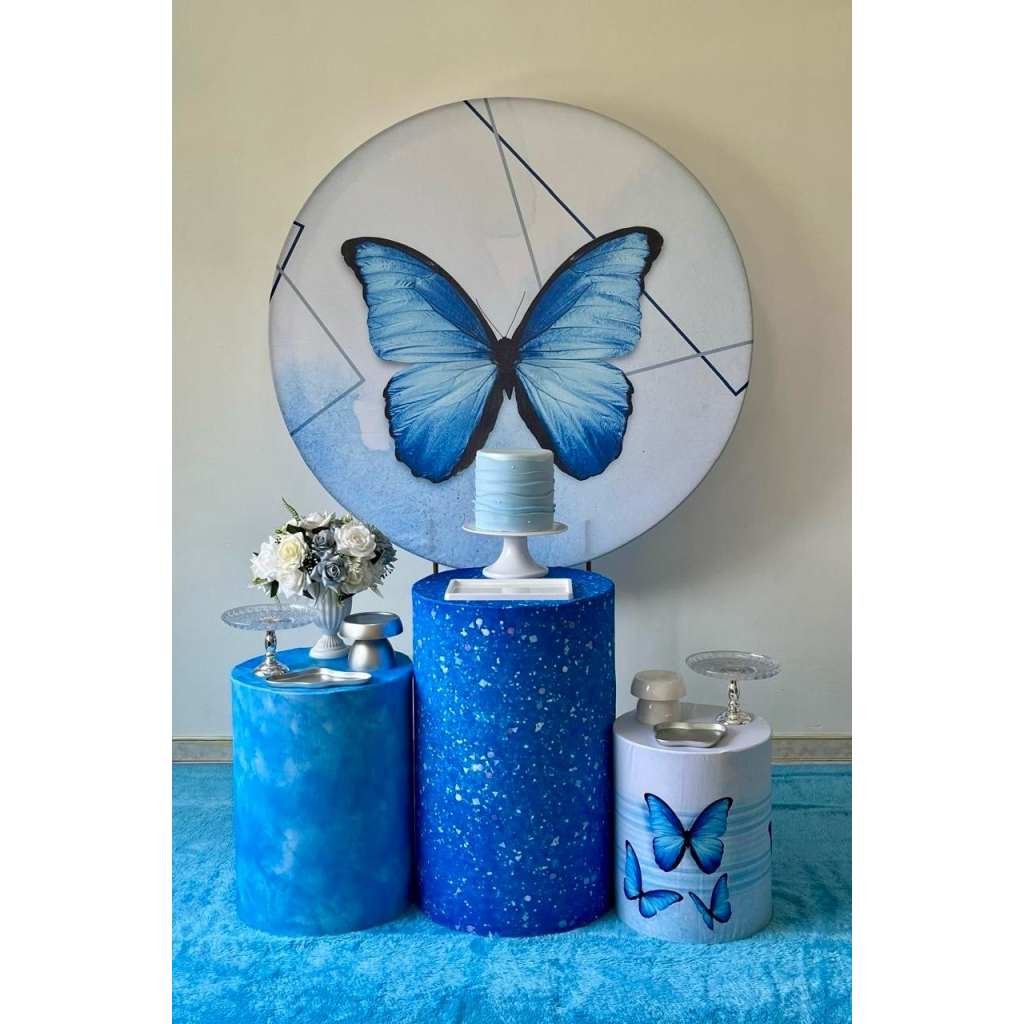 Borboleta Azul - Kit 1 - zigalufest