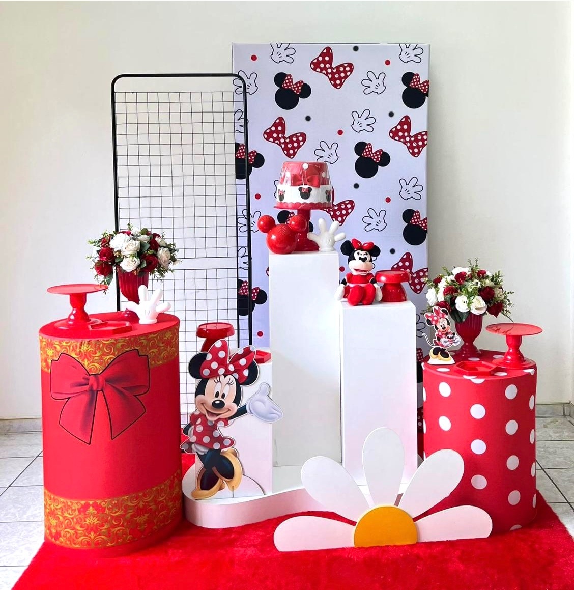 Composição Minnie Vermelha - zigalufest