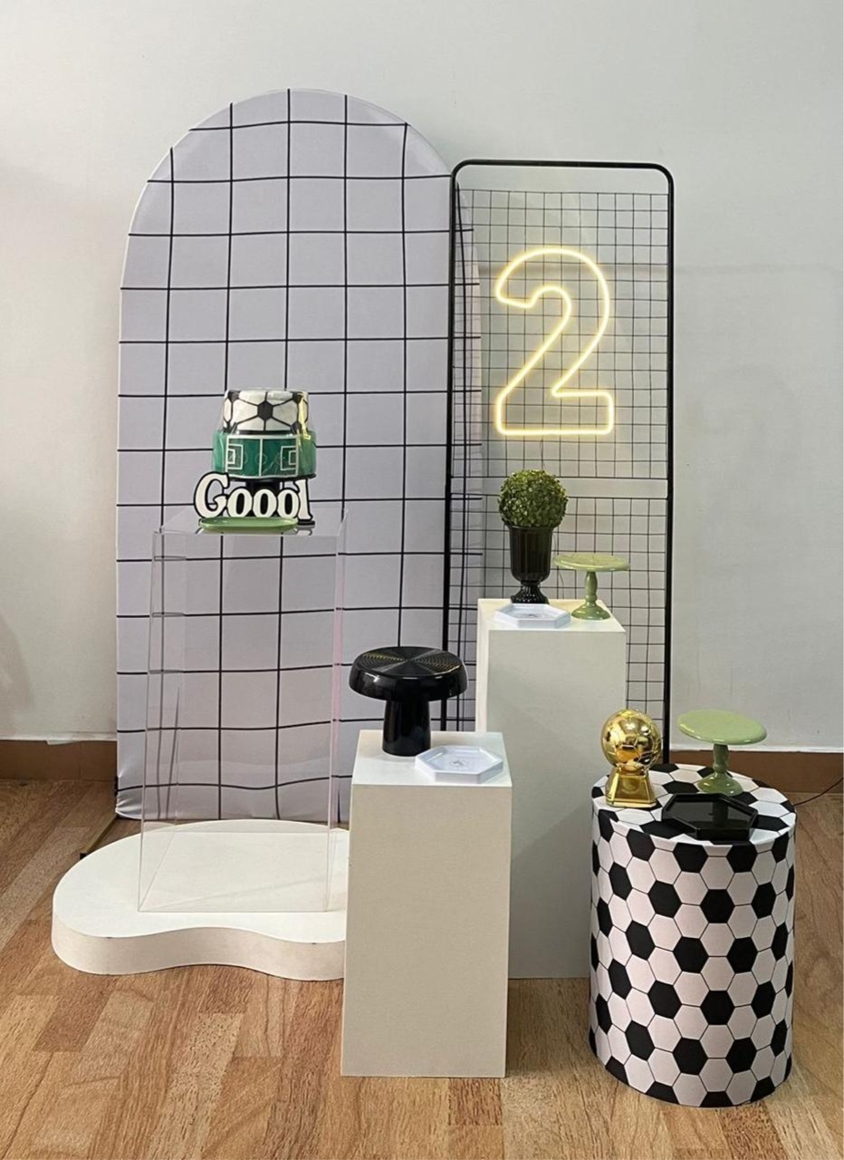 Composição Futebol Clean | Cubos Branco - zigalufest