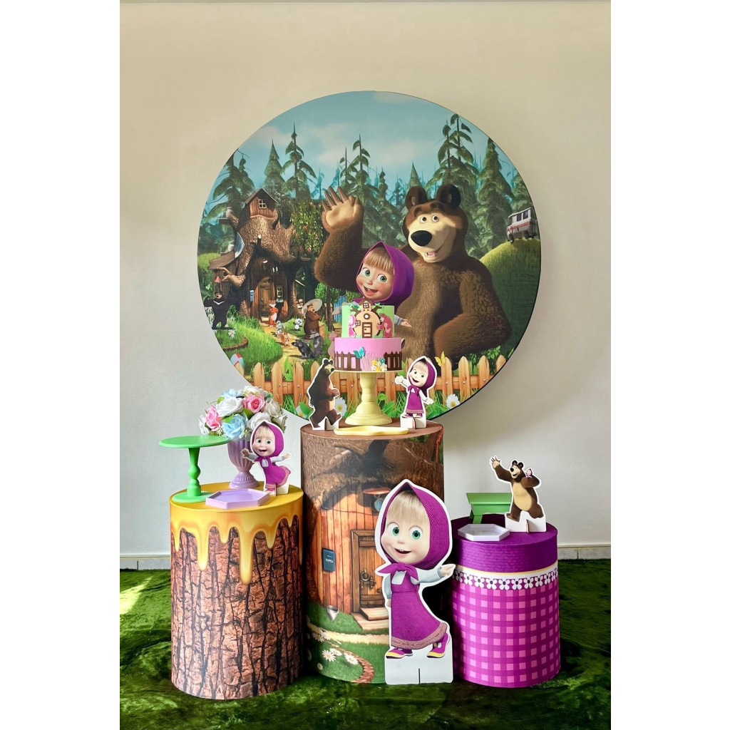 Masha E O Urso - Kit 1 - zigalufest