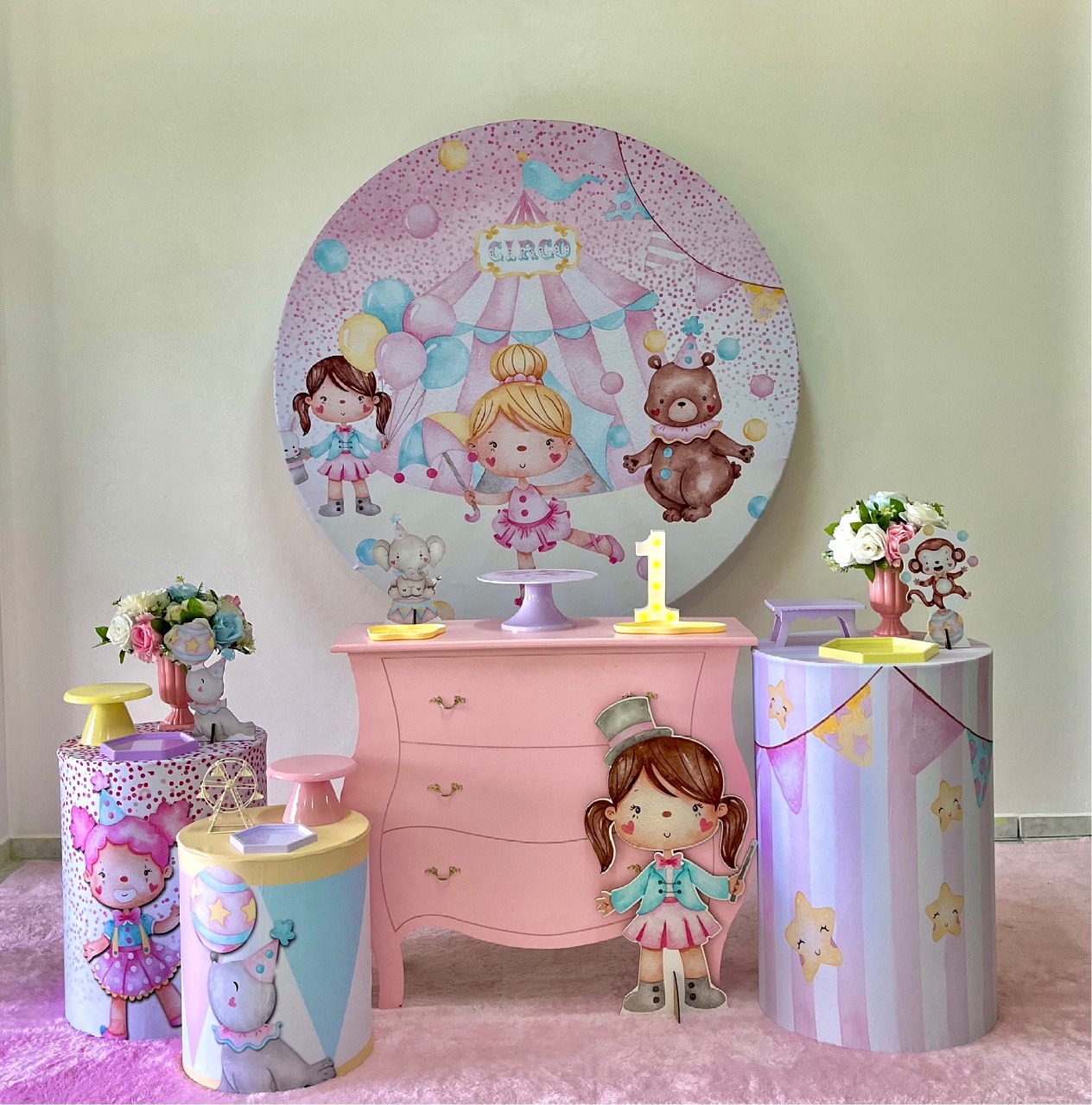 Circo Rosa - Kit 2 - zigalufest