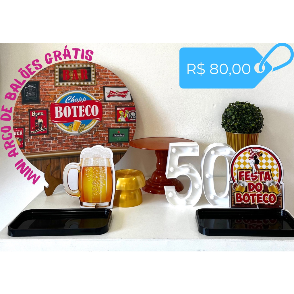 Boteco - Kit Mesa - zigalufest