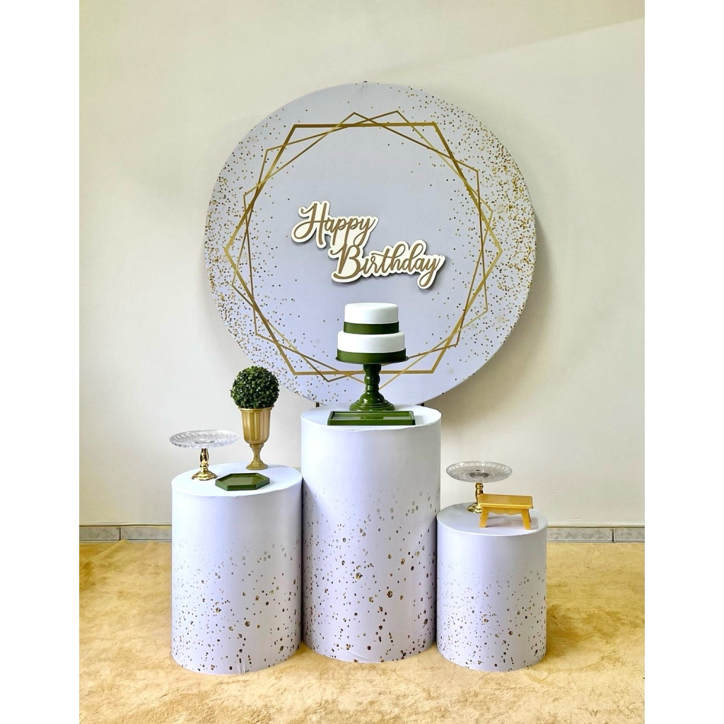Branco E Dourado | Adulto - Kit 1 - zigalufest