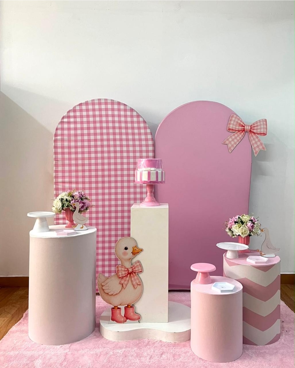 Pato - Ganso Rosa Cubo | Kit 4 - zigalufest