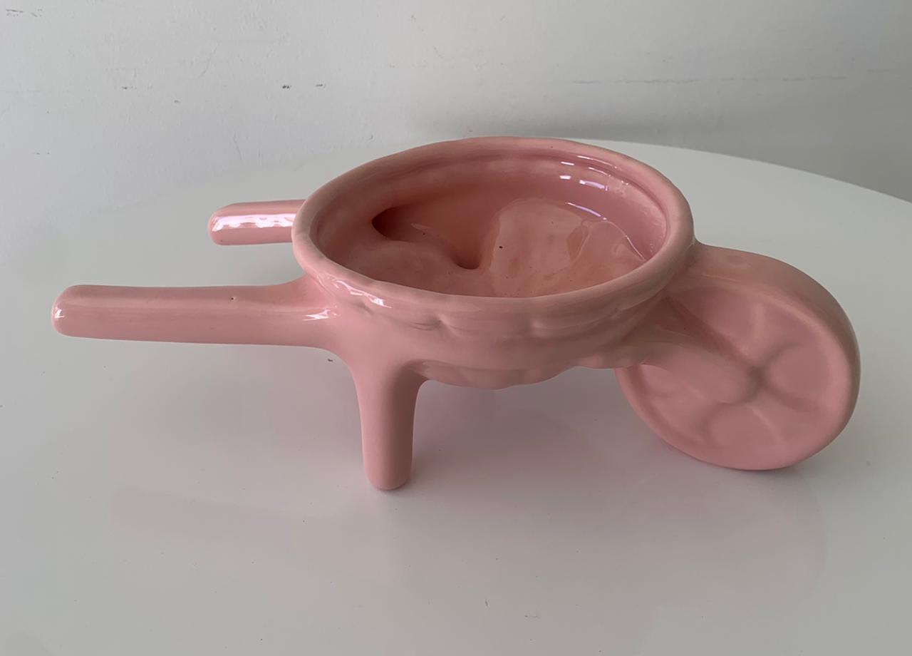 Carrinho de Mão Rosa - suafesta.gyn