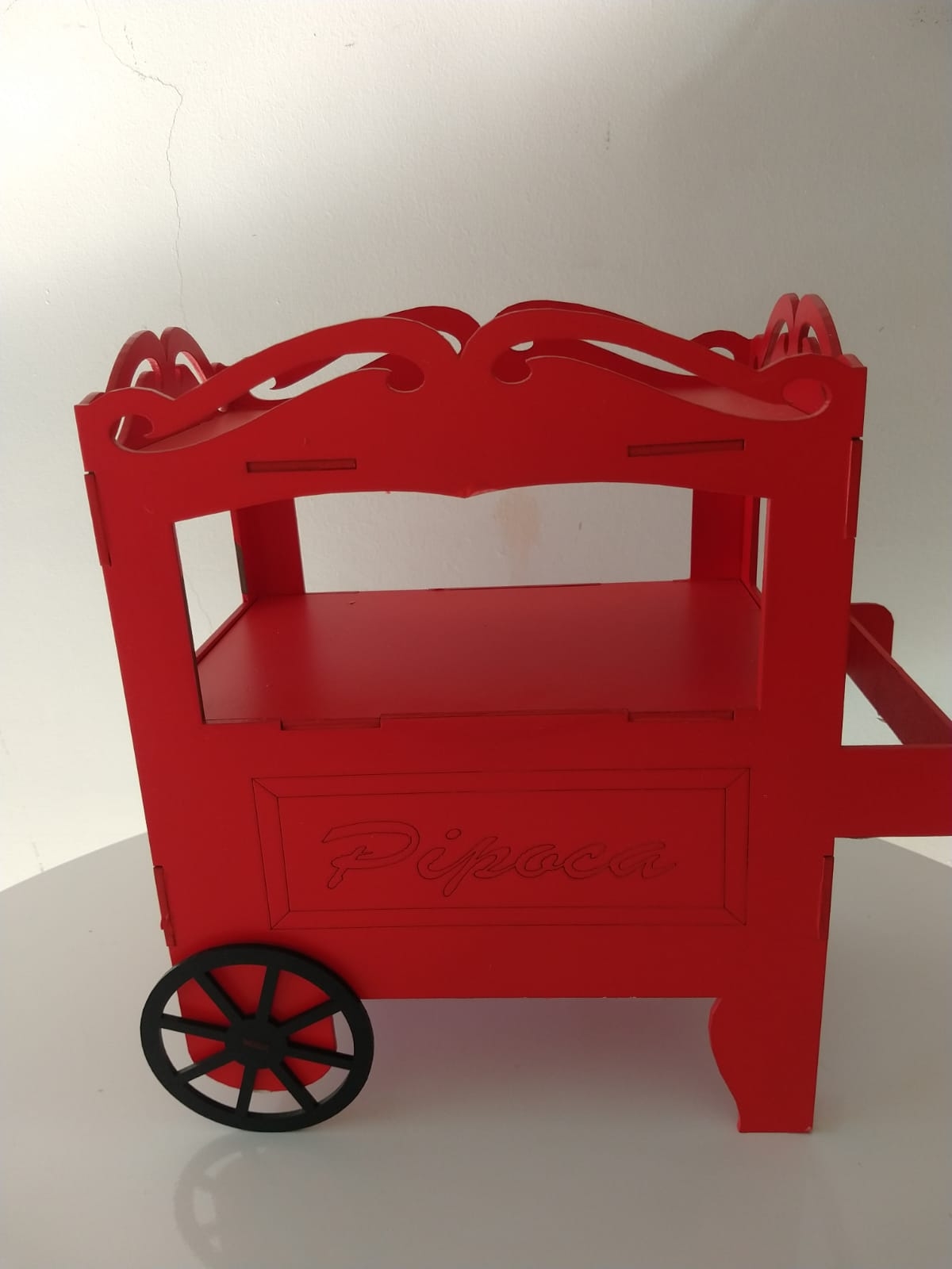 Carrinho de Pipoca Vermelho - suafesta.gyn