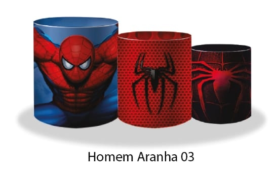 Capa de Cilindro Homem Aranha - suafesta.gyn