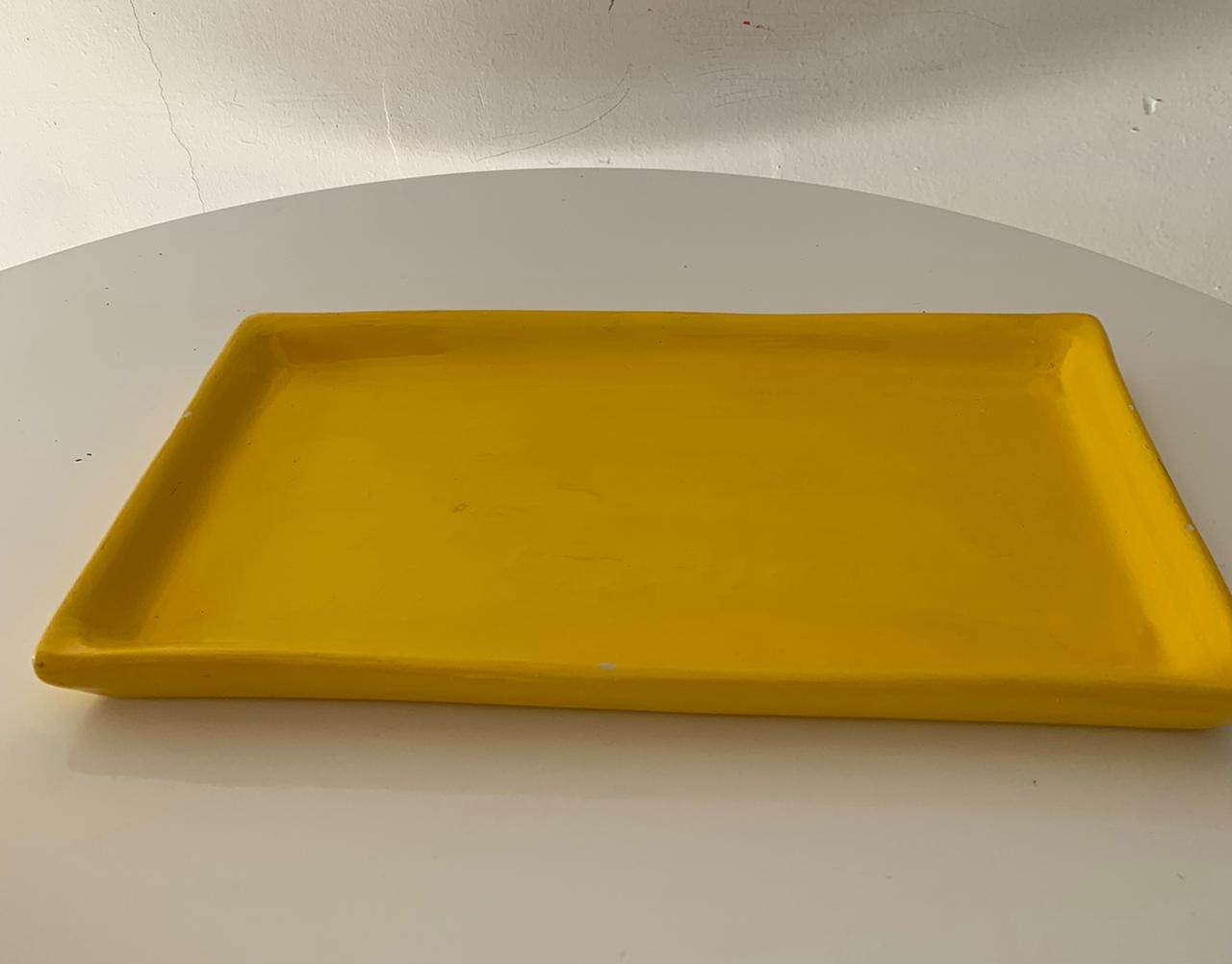 Doceira Retangular G Amarelo Escuro - suafesta.gyn
