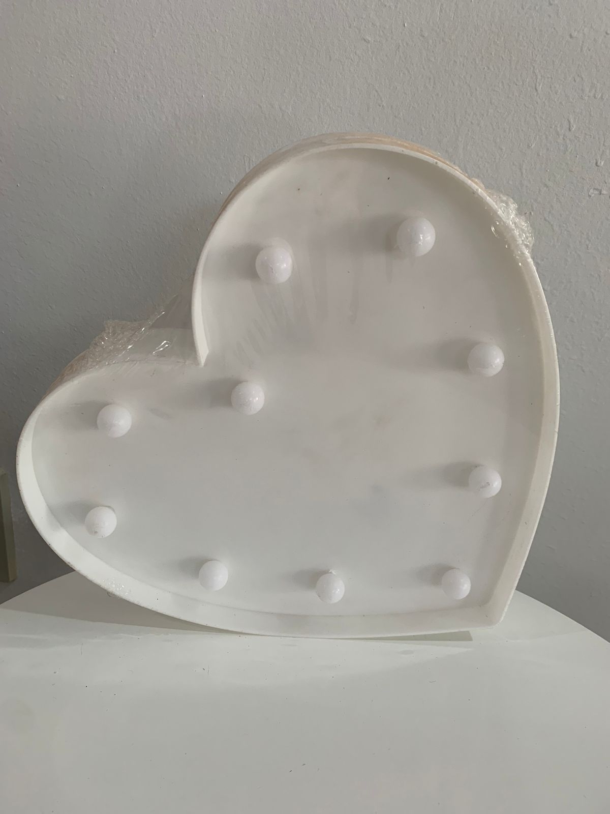 Luminoso Coração G Branco - suafesta.gyn