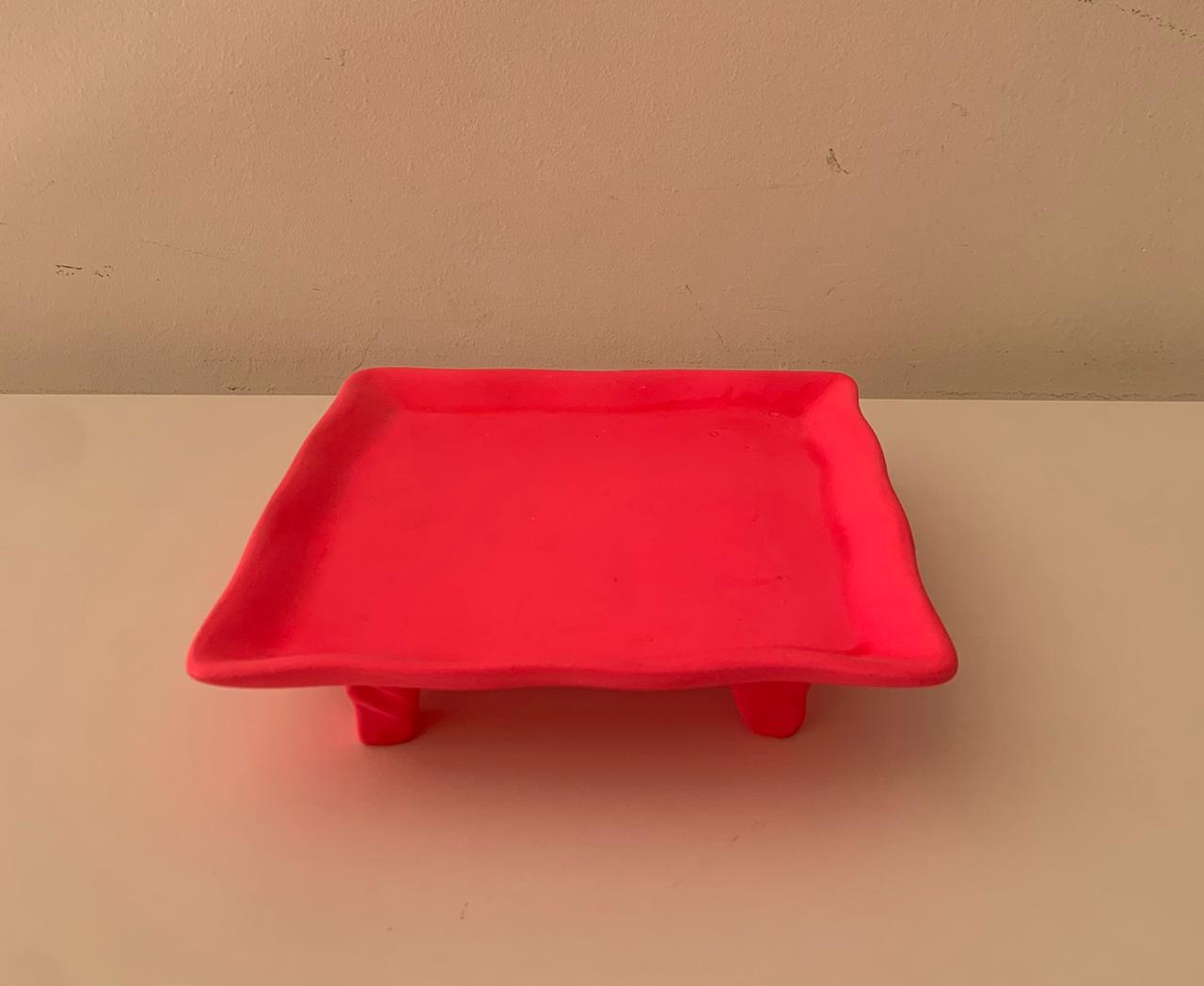 Doceira Quadrada Rosa Neon - suafesta.gyn