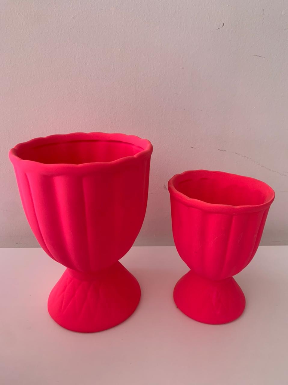 Dupla de Vaso Rosa Neon - suafesta.gyn