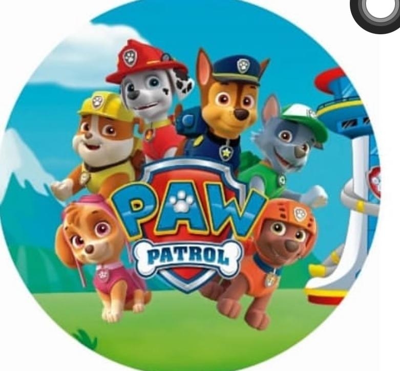 Painel Sublimado Patrulha Canina 1,2X1,2 - suafesta.gyn