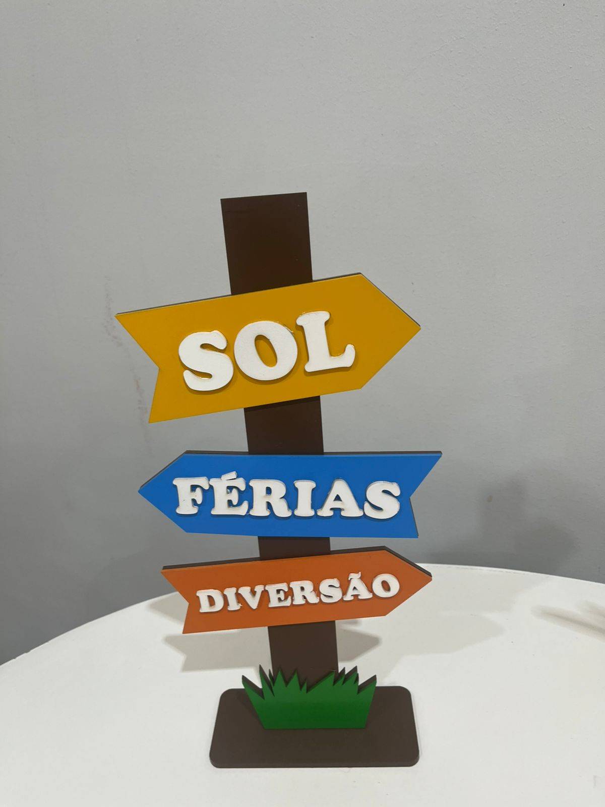 Placa Praia Diversao Mdf - suafesta.gyn