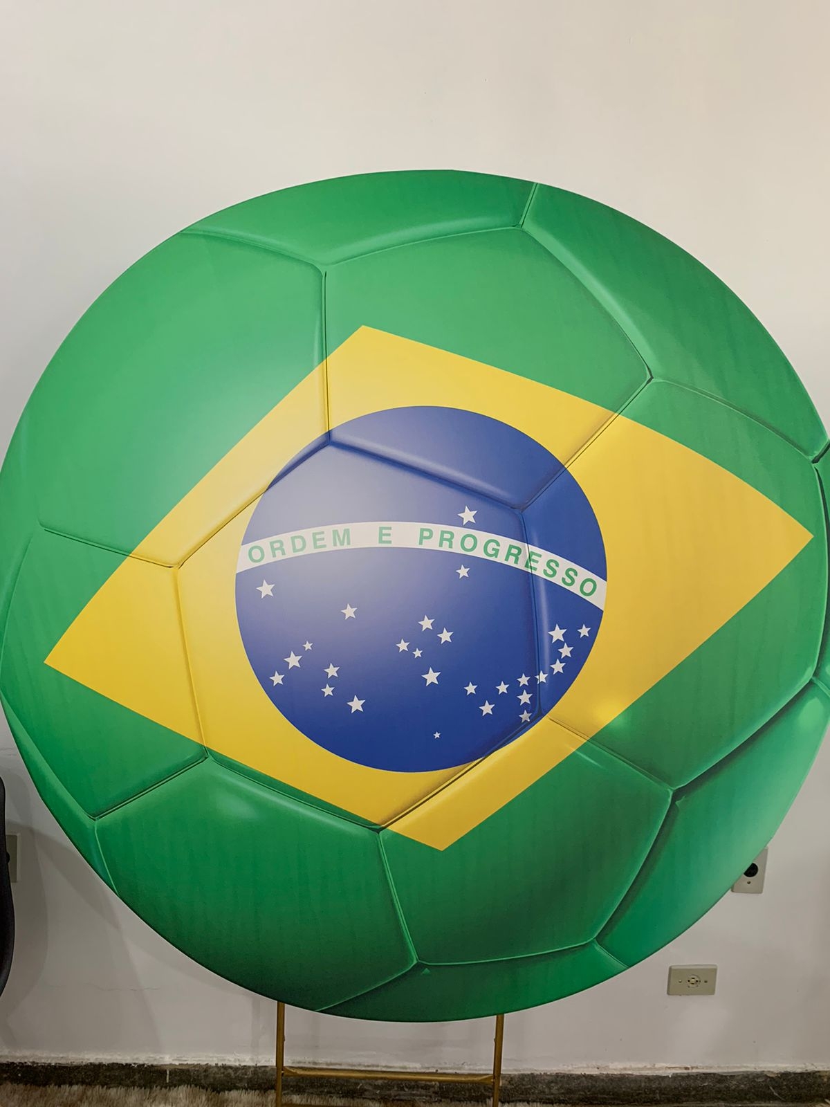 Painel Sublimado Brasil 1,5X1,5 - suafesta.gyn