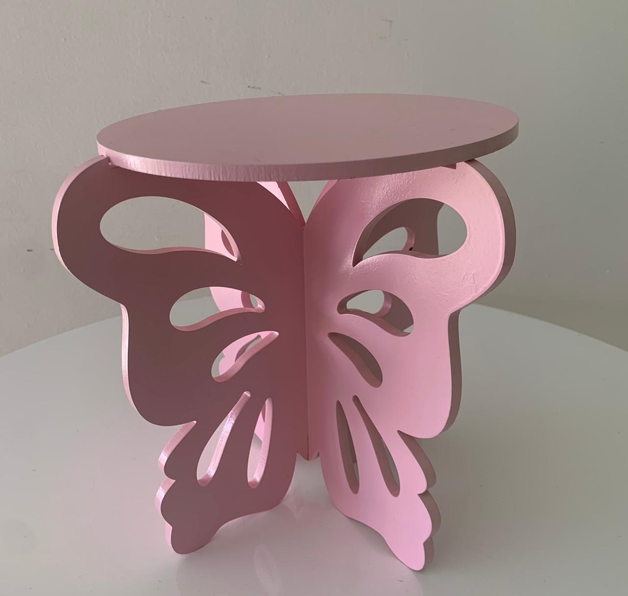 Boleira Borboleta Rosa - suafesta.gyn