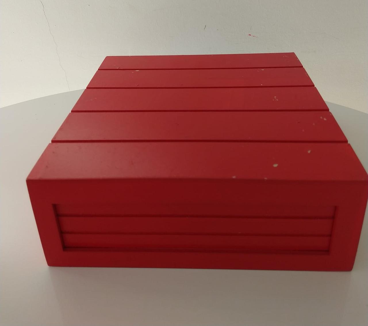 Caixa Altura Vermelho - suafesta.gyn