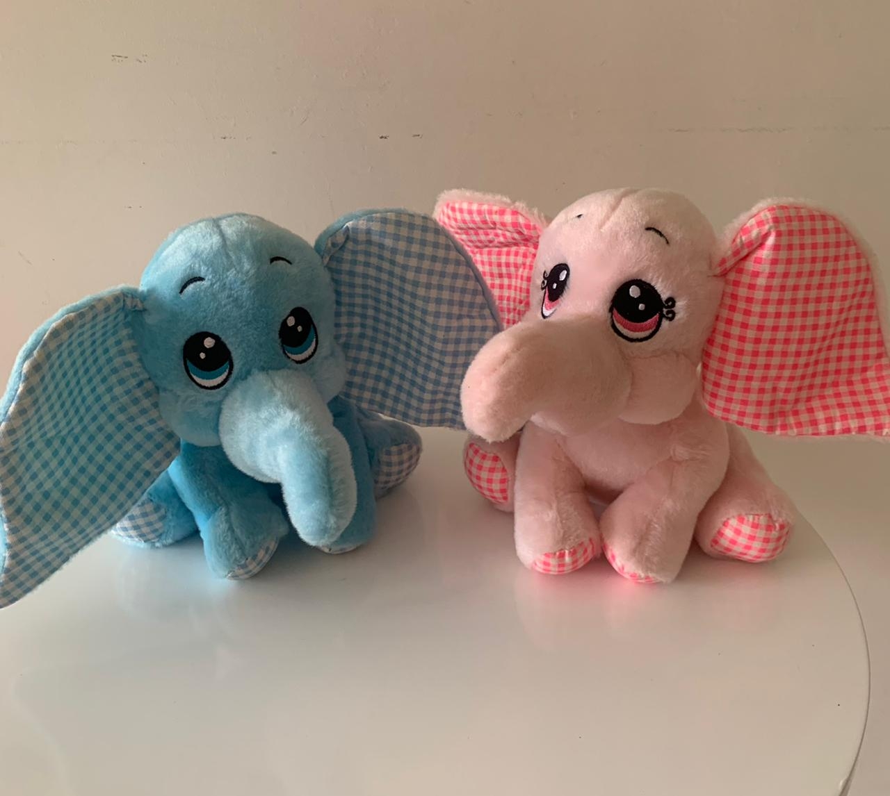 Pelucia Elefantinho Revelação - suafesta.gyn