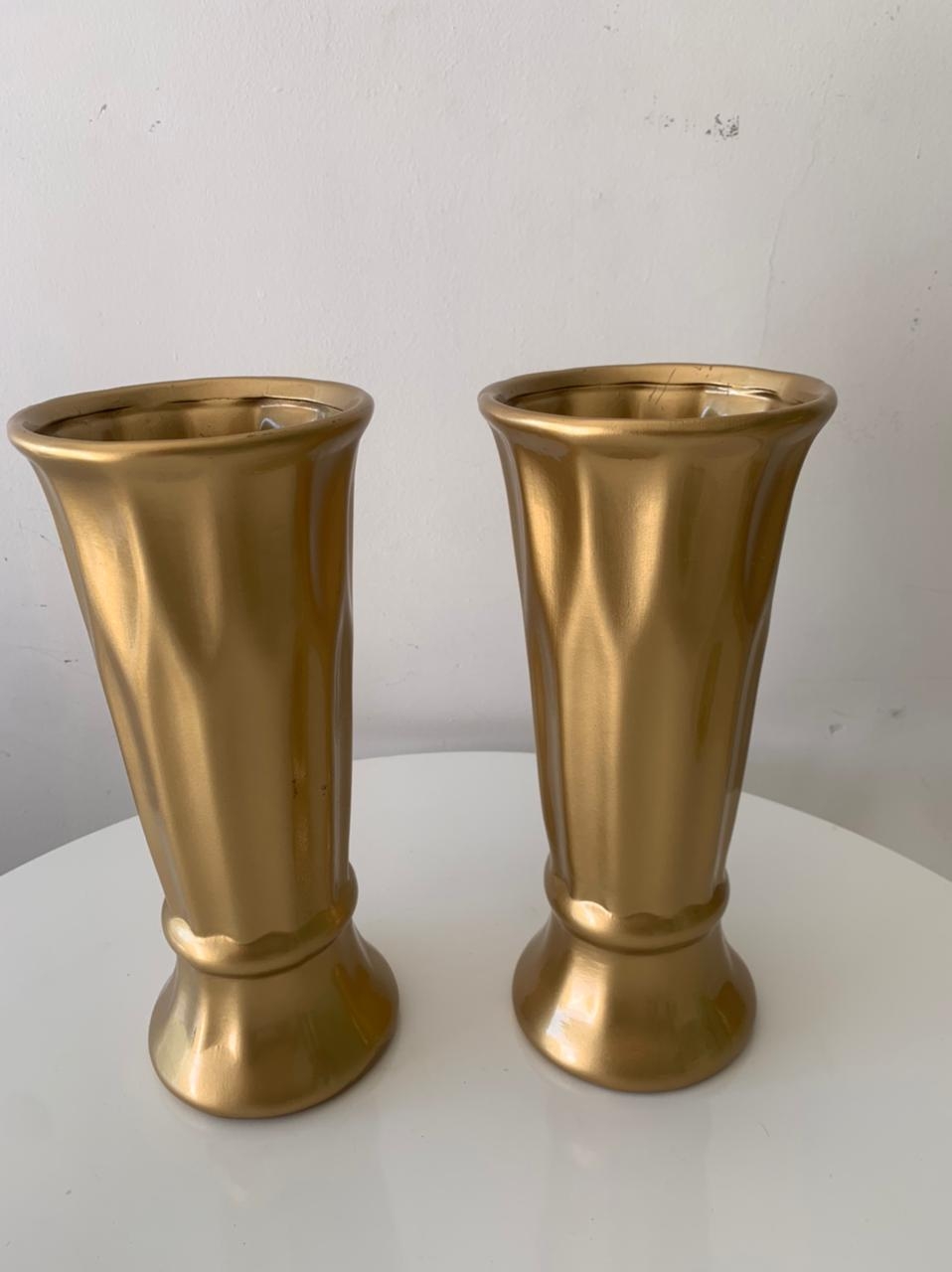 Vaso Anel Dourado - suafesta.gyn