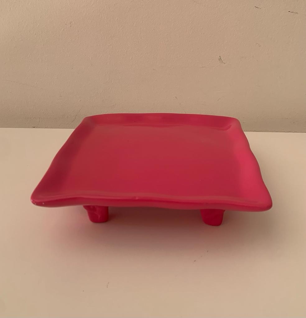 Doceira Quadrada Rosa Pink - suafesta.gyn