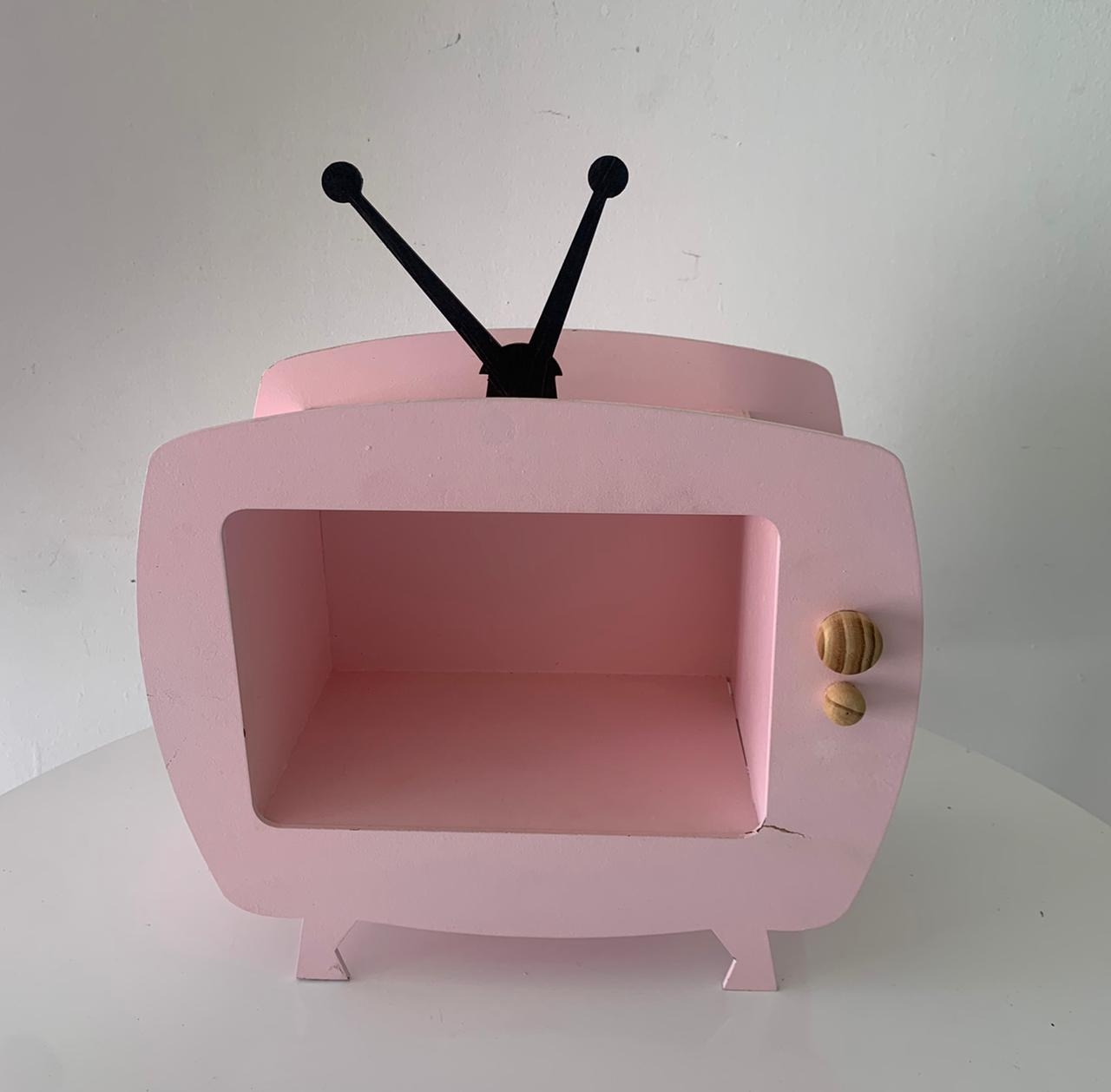 Mini Tv Mdf Rosa - suafesta.gyn