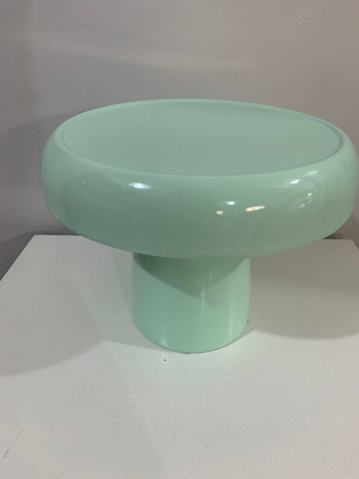Boleira Cogumelo Porcelana G Verde Candy - suafesta.gyn