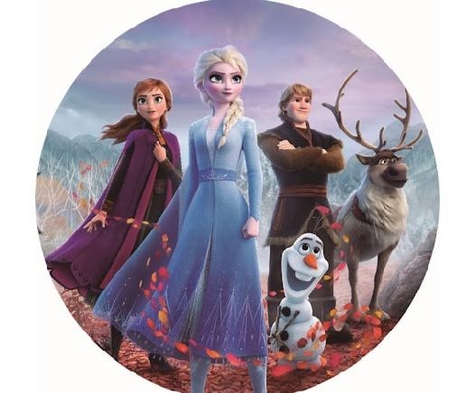 Painel Sublimado Frozen 2 1,2X1,2 - suafesta.gyn