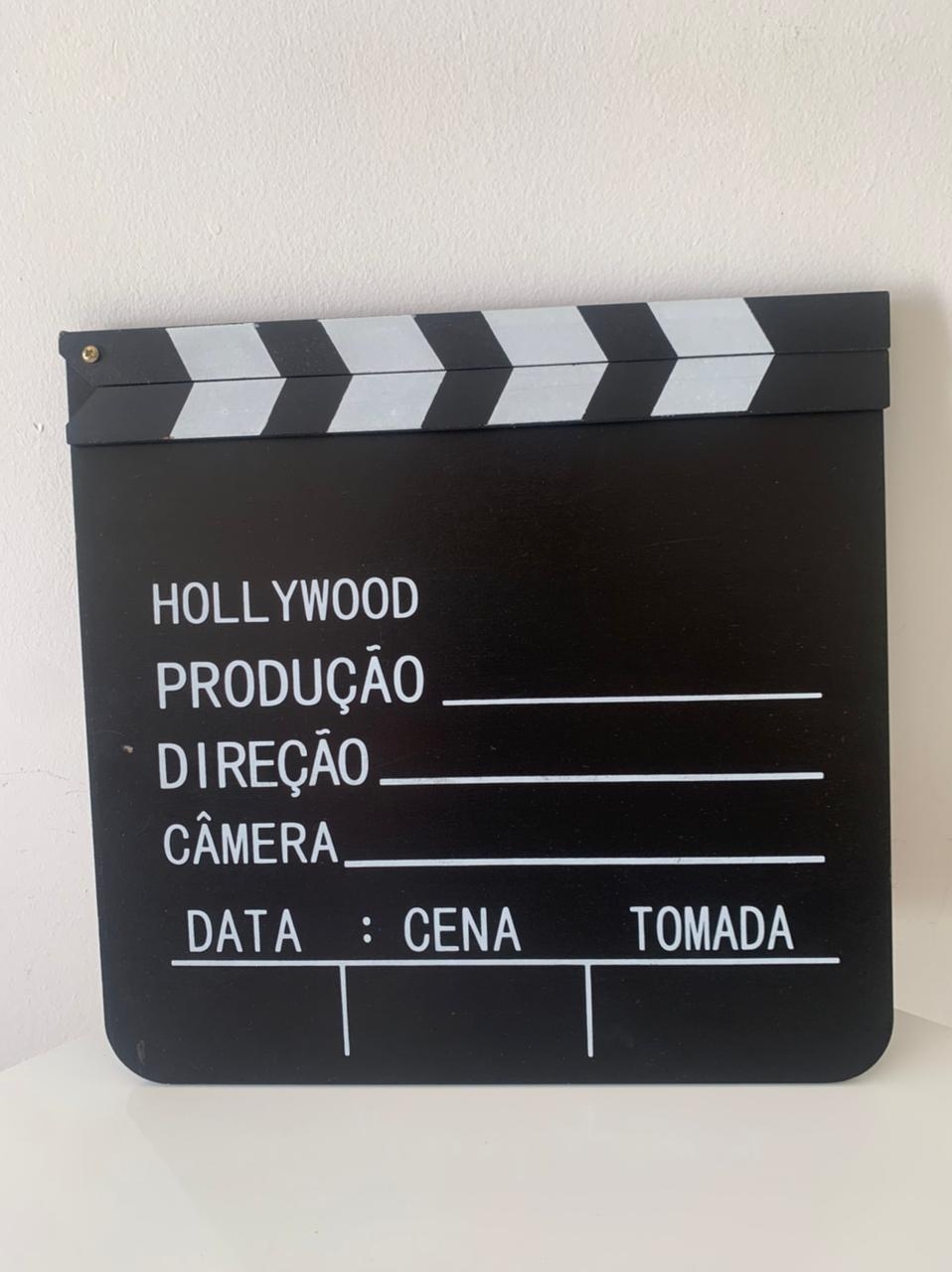 Placa Claquete - suafesta.gyn