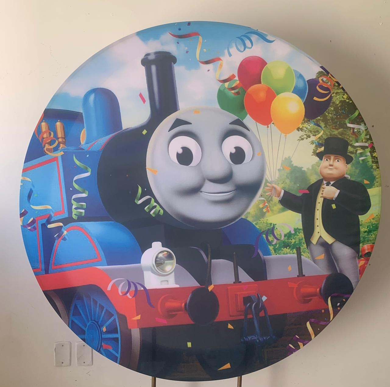 Painel Sublimado Thomas E Seus Amigos - suafesta.gyn