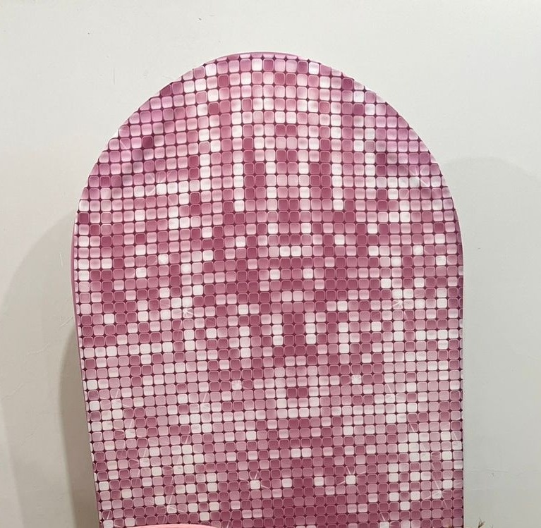 Capa Painel Romano Lantejola Rose - suafesta.gyn
