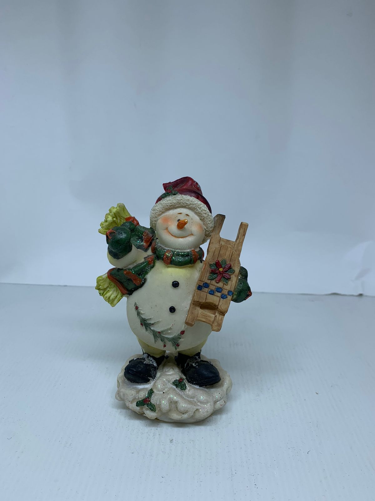Boneco de Neve Porcelana - suafesta.gyn