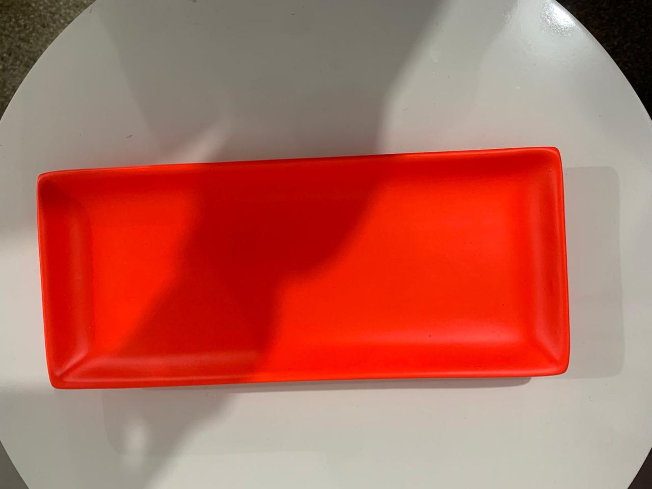 Doceira Retangular G Vermelho Neon - suafesta.gyn