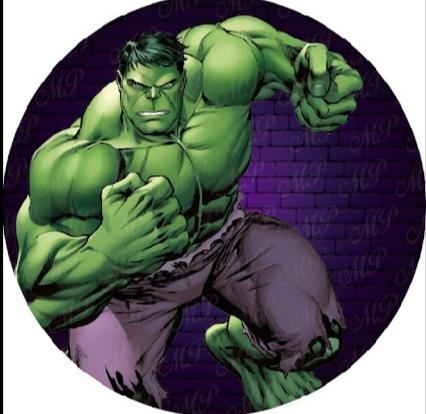 Painel Sublimado Hulk 1,2X1,2 - suafesta.gyn