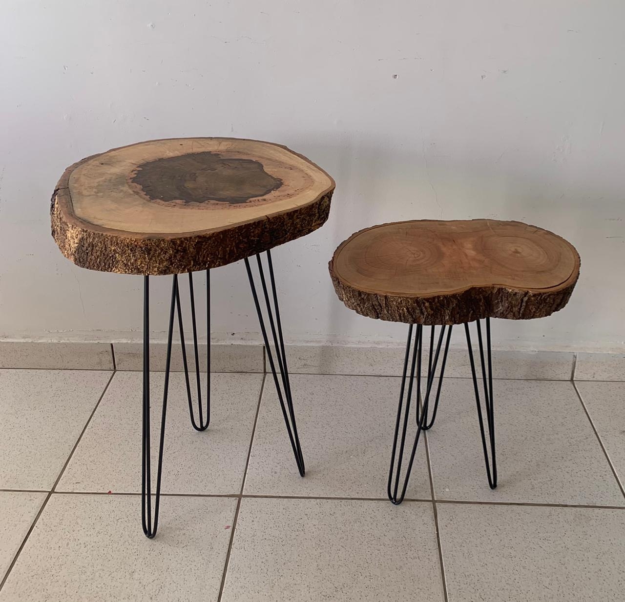 Dupla de Mesa Madeira - suafesta.gyn