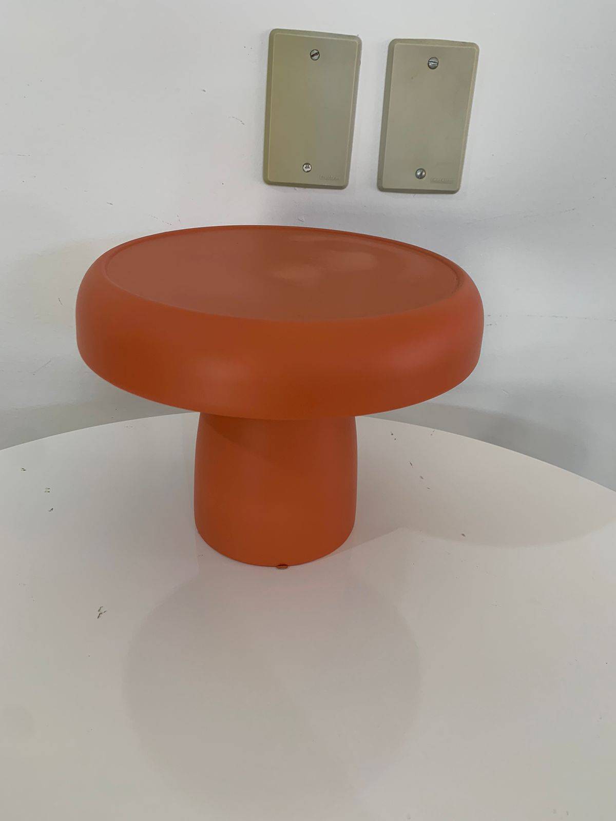 Boleira Cogumelo Porcelana G Terracota - suafesta.gyn