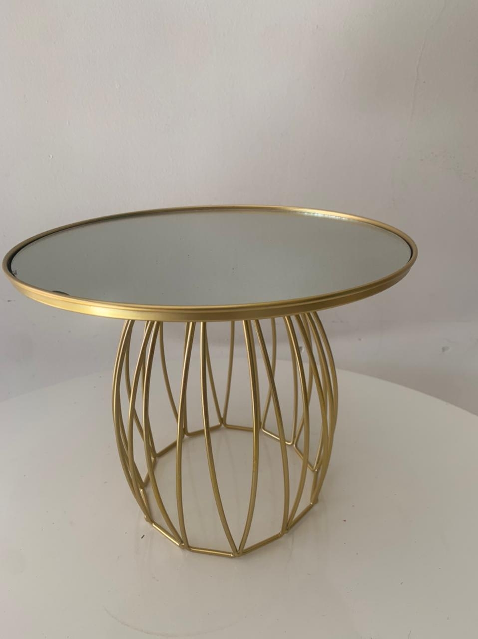 Boleira Espelhada Dourado - suafesta.gyn