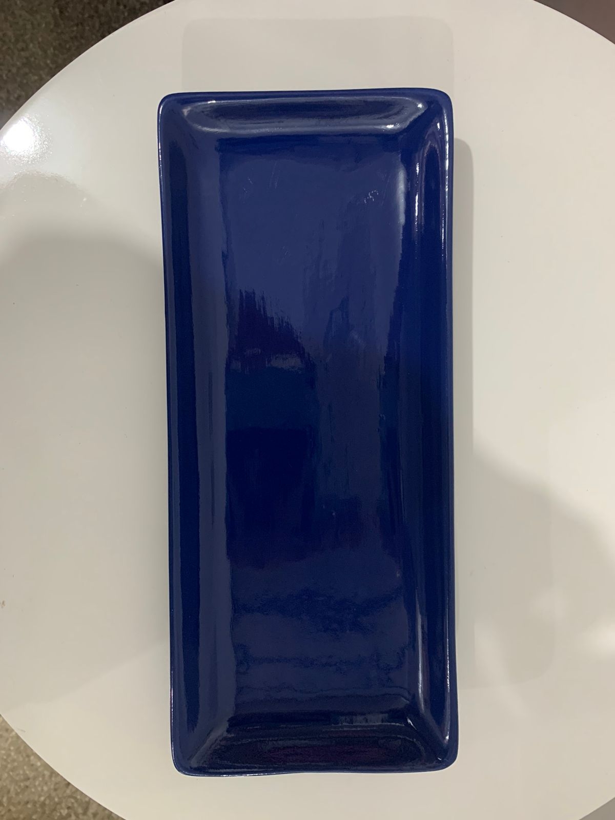 Doceira Retangular G Azul Escuro - suafesta.gyn