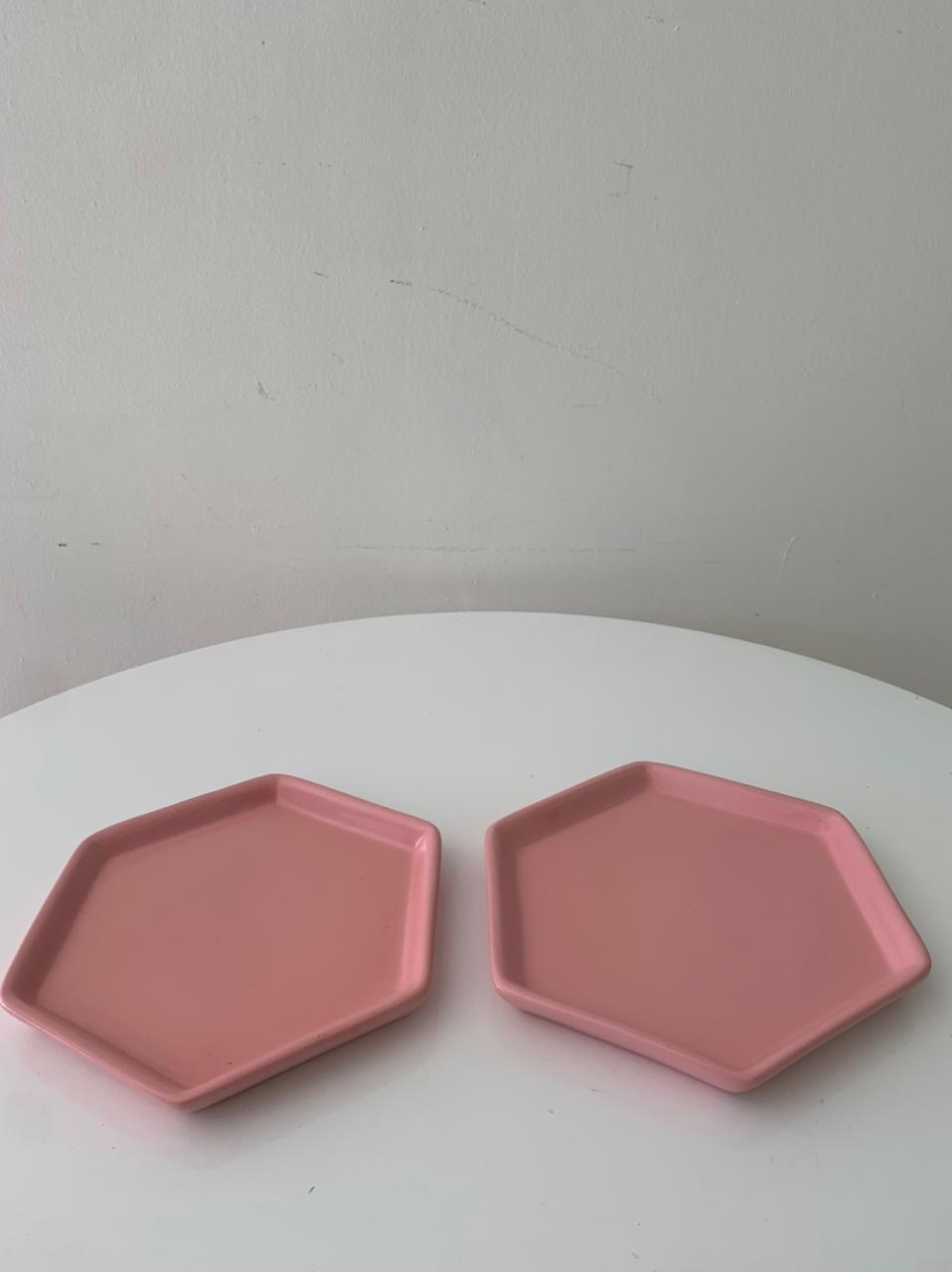 Doceira Hexágono Rosa - suafesta.gyn