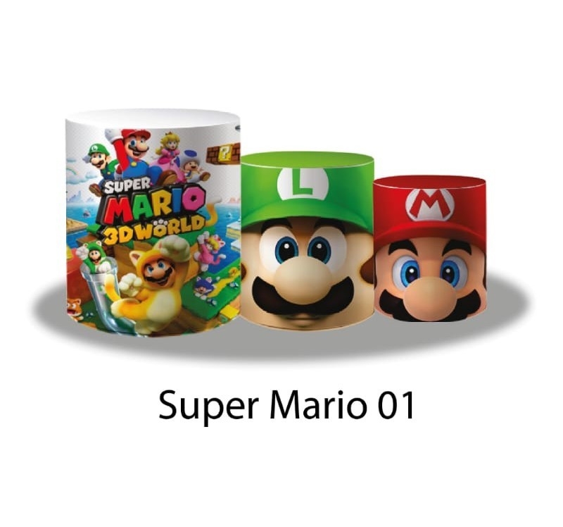 Capa de Cilindro Super Mario - suafesta.gyn