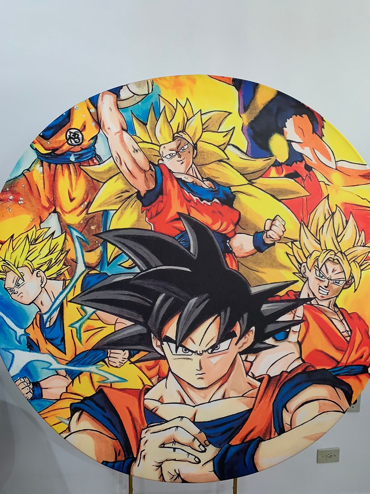Painel Sublimado Dragon Ball Z 1,5X1,5 - suafesta.gyn