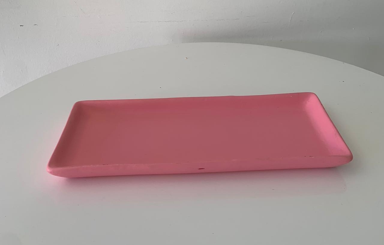 Doceira Retangular G Rosa Claro - suafesta.gyn