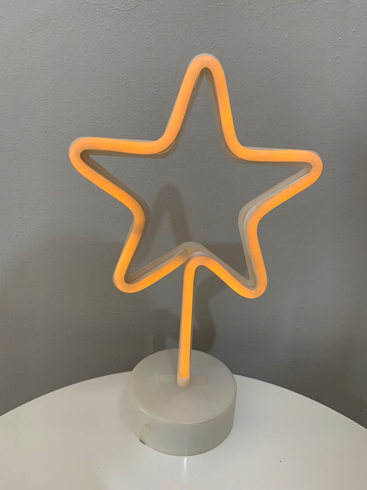 Luminoso Estrela Branco - suafesta.gyn