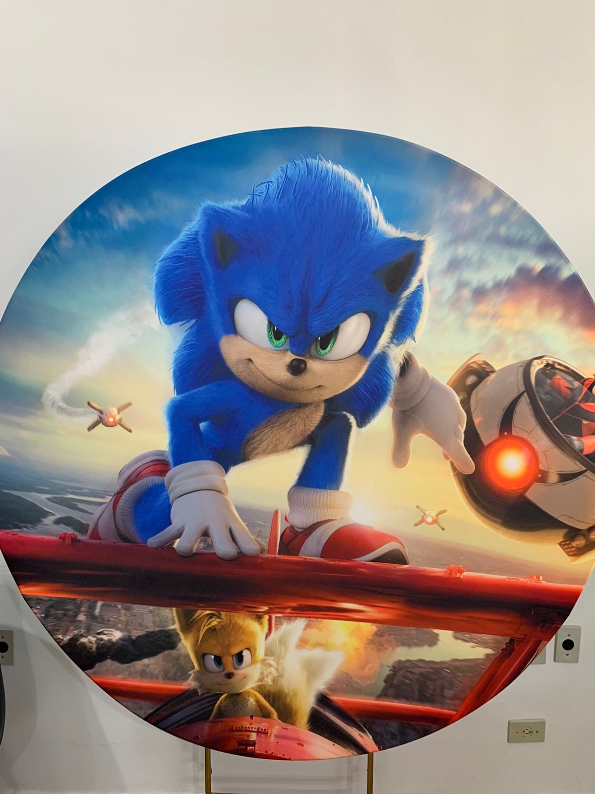 Painel Sublimado Sonic 1,5X1,5 - suafesta.gyn
