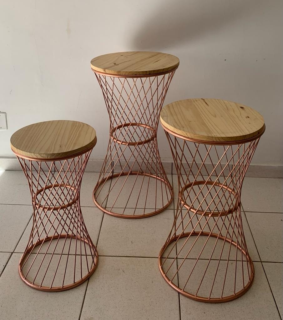 Trio Trançado Rosé - suafesta.gyn