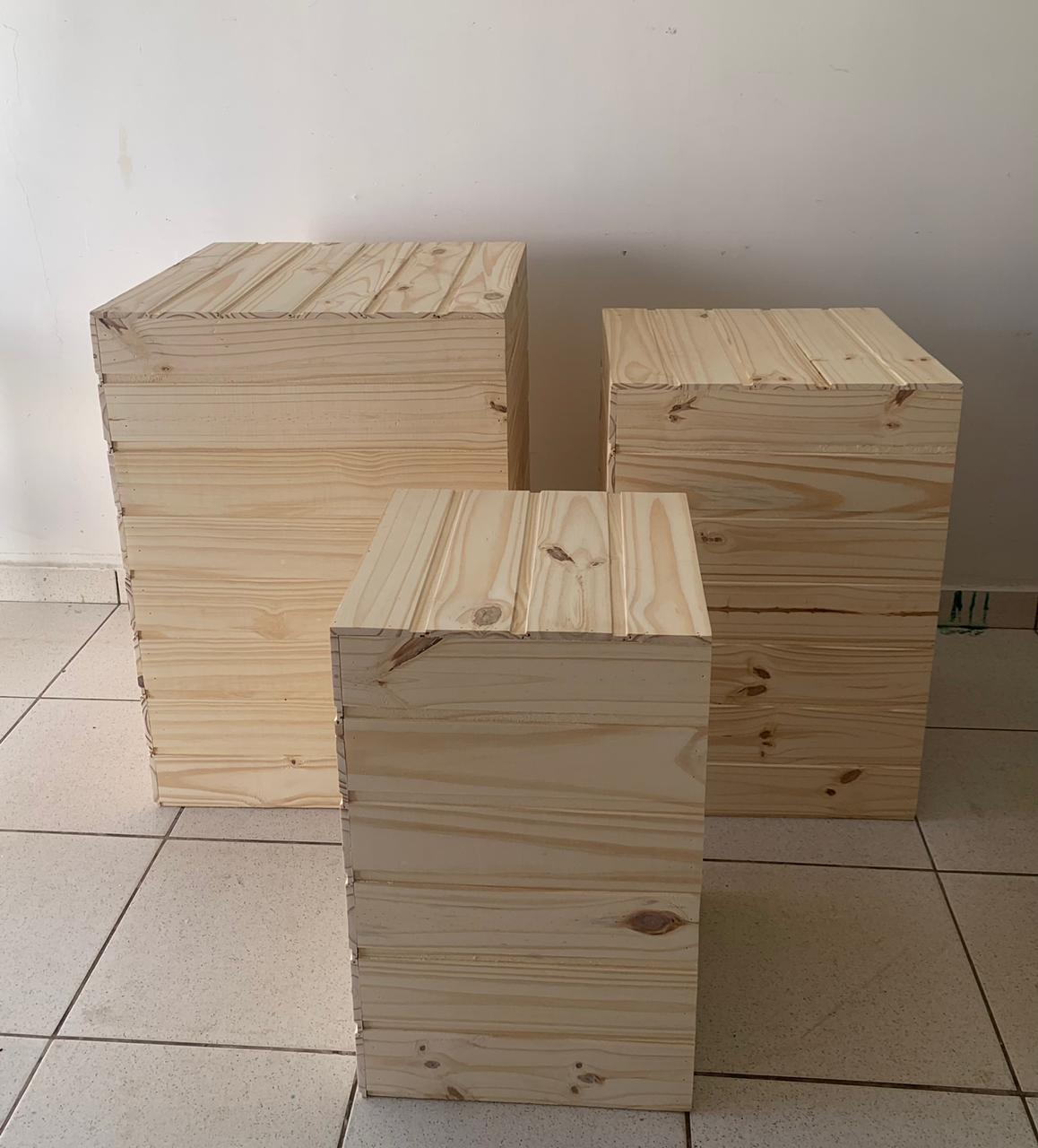 Trio Cubo Pinus - suafesta.gyn