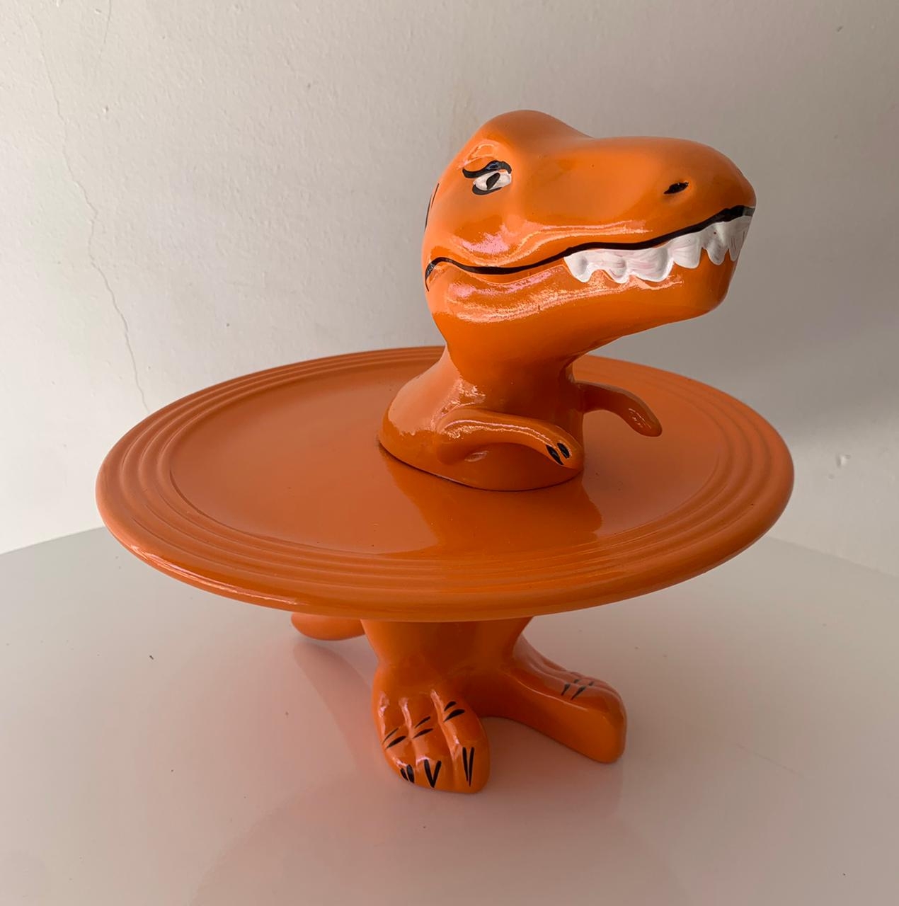 Boleira Dinossauro Laranja - suafesta.gyn