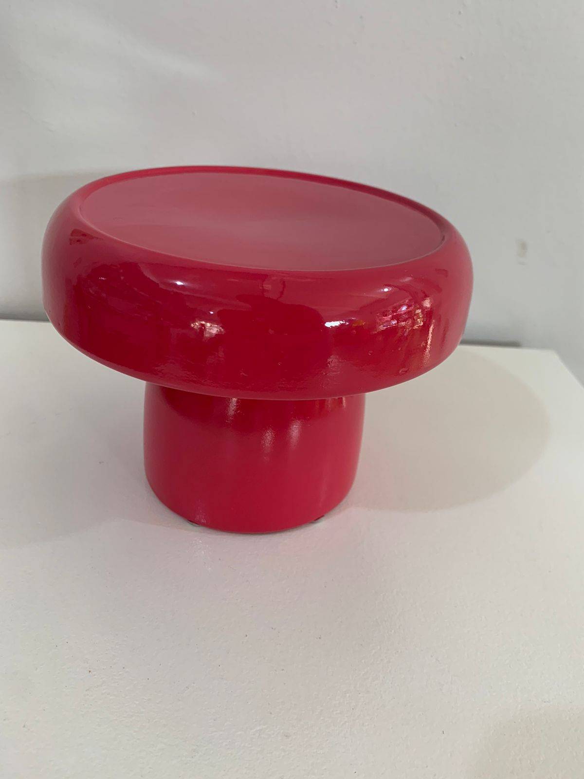 Boleira Cogumelo Porcelana M Rosa Pink - suafesta.gyn
