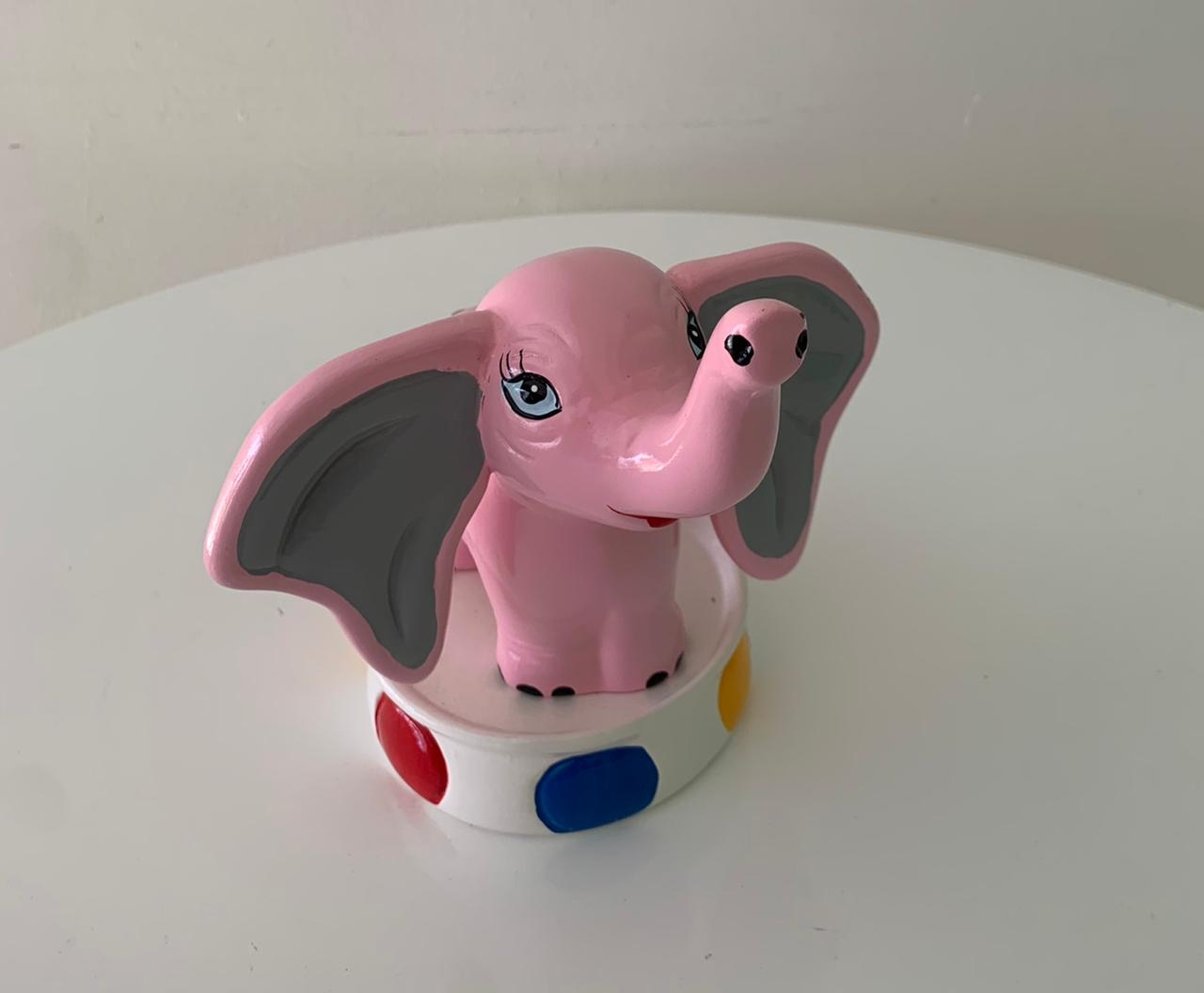 Elefante Circo Rosa - suafesta.gyn