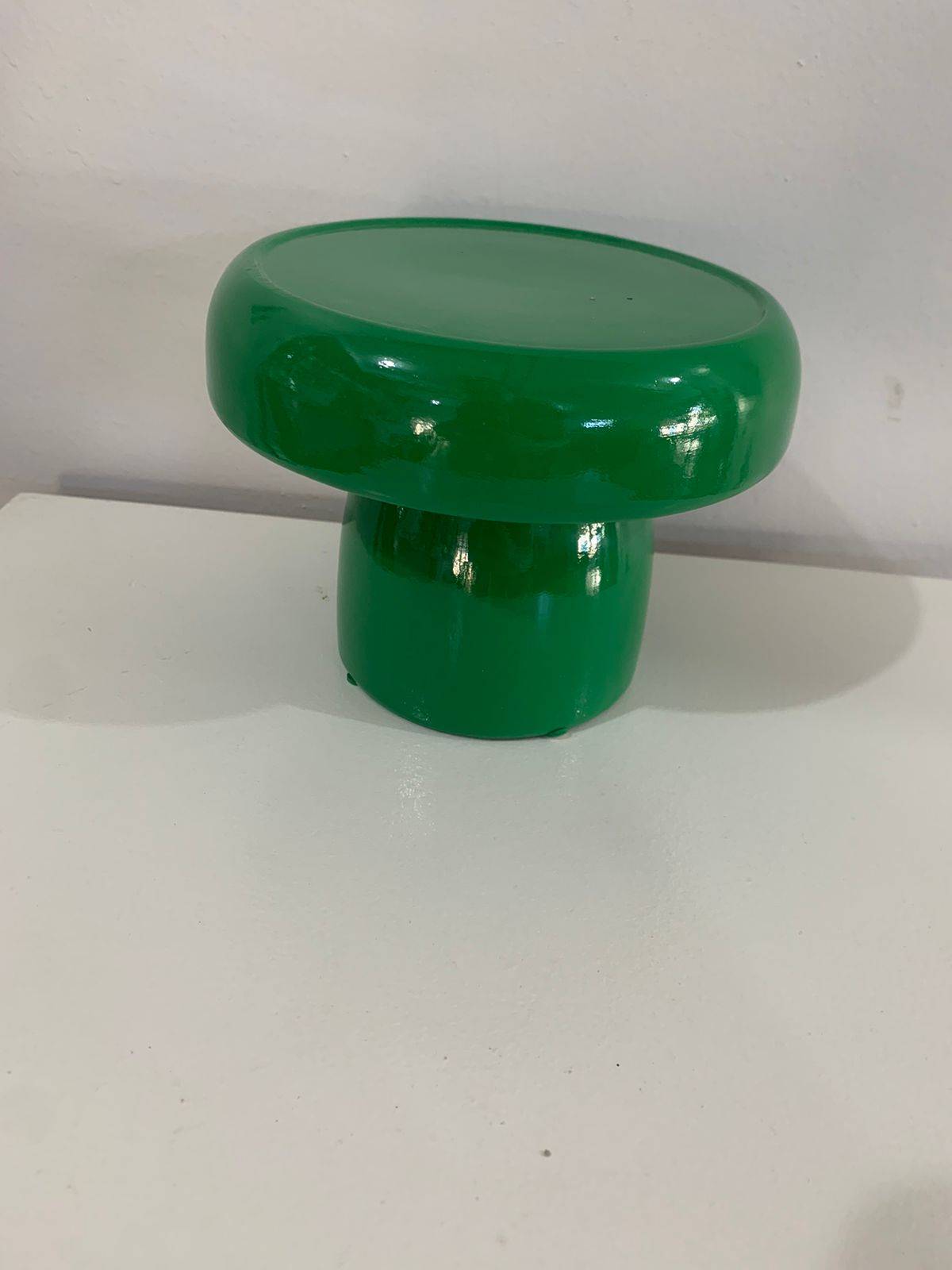 Boleira Cogumelo Porcelana M Verde Escuro - suafesta.gyn