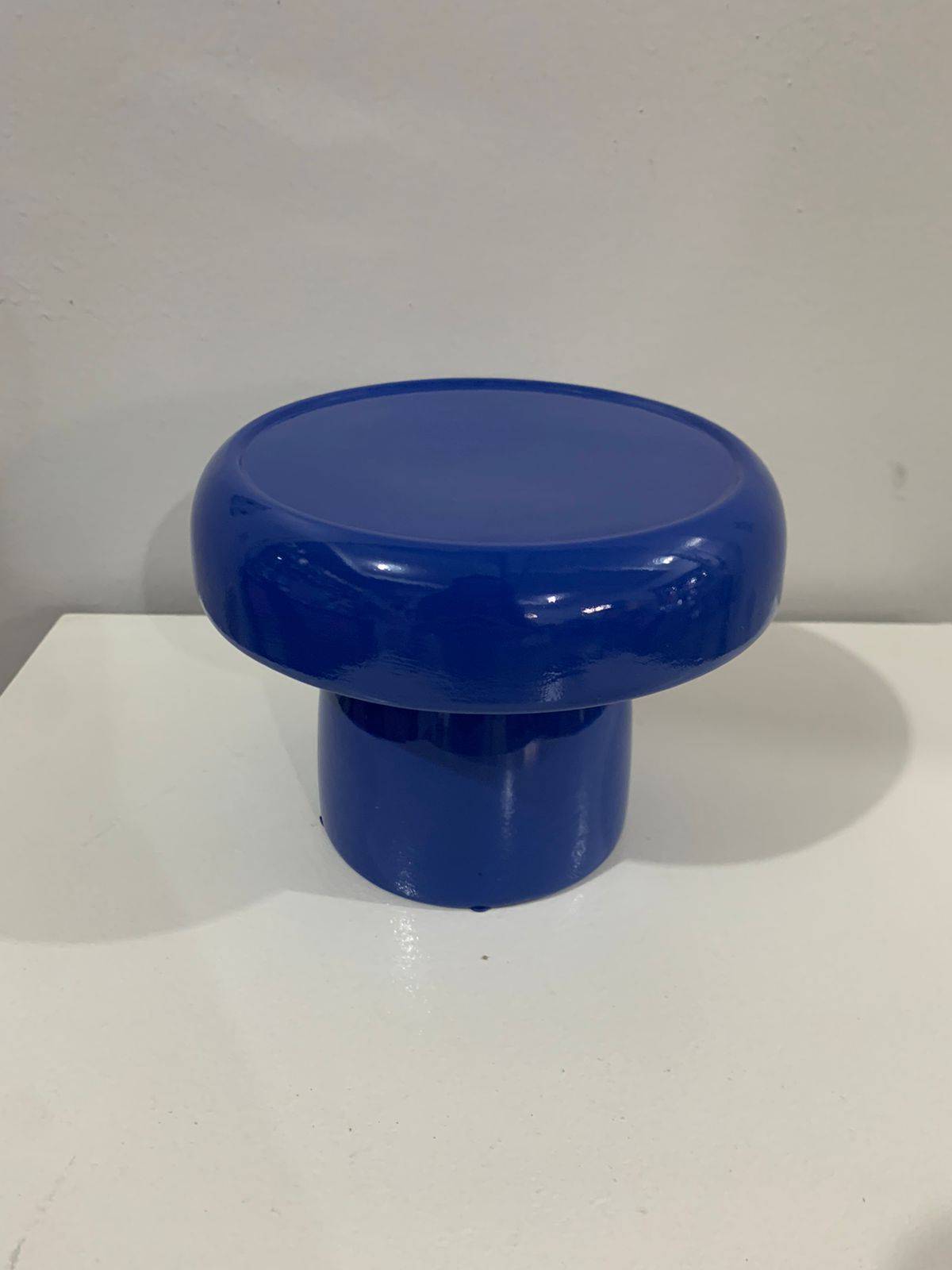 Boleira Cogumelo Porcelana M Azul Escuro - suafesta.gyn