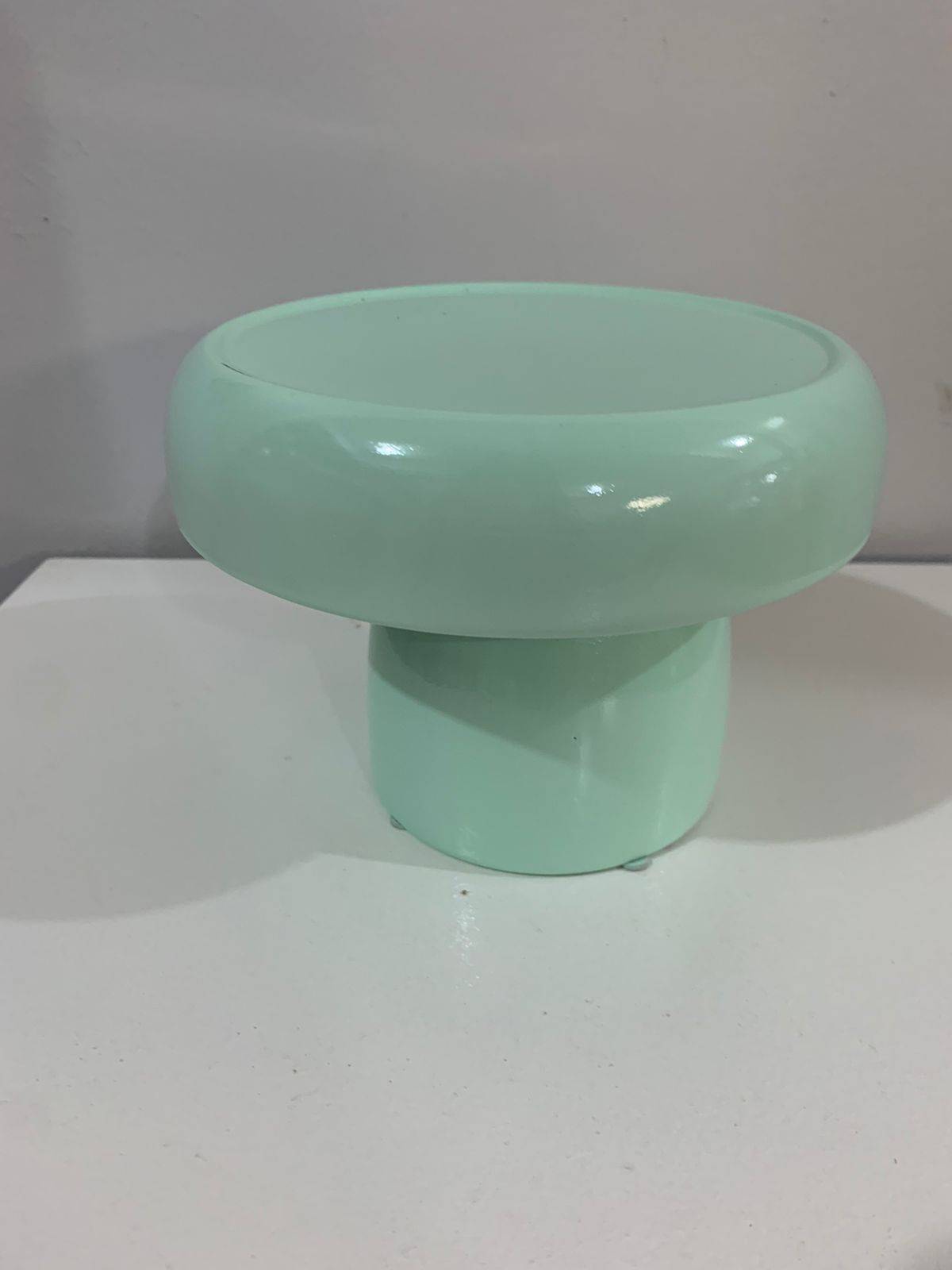 Boleira Cogumelo Porcelana M Verde Candy - suafesta.gyn